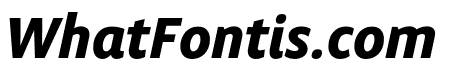 Obliqua Sans Bold Italic