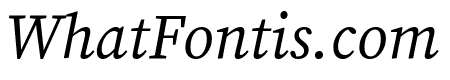 Source Serif Pro Italic