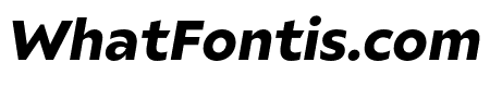 Ariana Pro Black italic