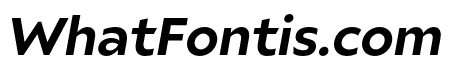Ariana Pro Bold italic