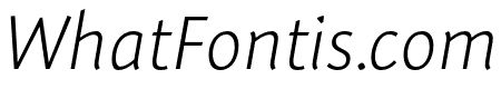 Expo Sans Pro ExtraLight Condensed Italic