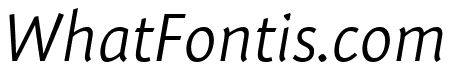 Expo Sans Pro Light Italic