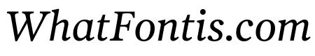 Poynter Oldstyle Text Italic