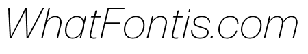 Forma DJR Micro Extra Light Italic