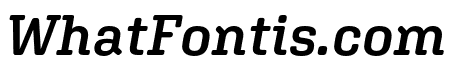 Aglet Slab Semibold Italic