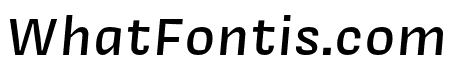 Covik Sans Medium Italic