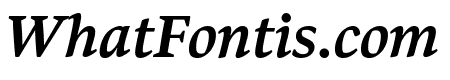 Bennet Text Three Semi Bold Italic