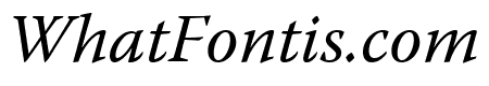 Warnock Pro Italic Display