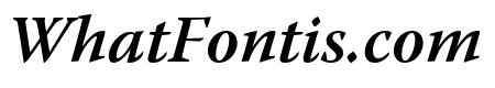 Warnock Pro Semibold Italic Caption
