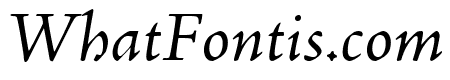 Adobe Jenson Pro Italic Caption