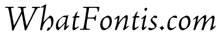 Adobe Jenson Pro Light Italic Subhead