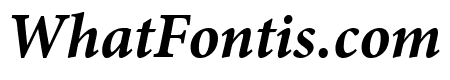 Minion Pro Bold Italic Caption