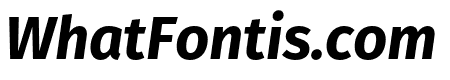 Fira Sans Compressed ExtraLight Italic