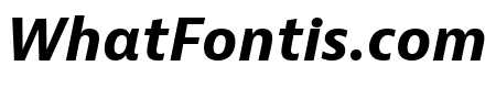 Bernino Sans Compressed Bold Italic