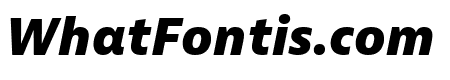 Bernino Sans Compressed Extrabold Italic