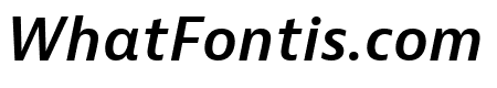 Bernino Sans Compressed Semibold Italic