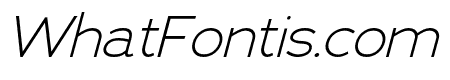 Adrianna Condensed Light Italic