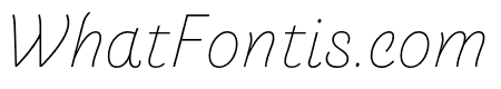 Arlette Thin Italic
