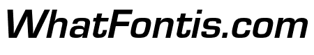 Eurostile Bold Oblique