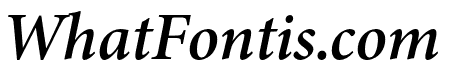 Minion 3 Subhead Semibold Italic