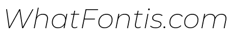 Montserrat Alternates ExtraLight Italic