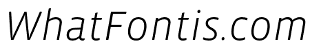 Vista Sans Nar OTCE Light Italic