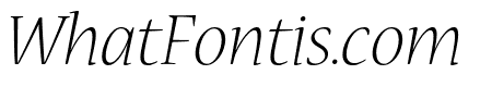 Nueva Std Light Extended Italic