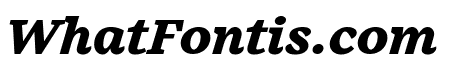 Embury Text Black Italic