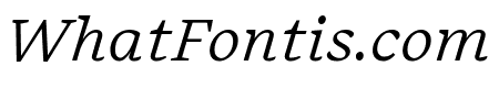 Embury Text Light Italic