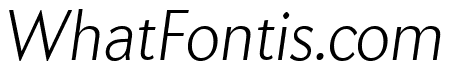 Apres Narrow Thin Italic