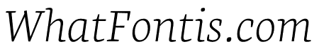 Geneo Std Light Italic