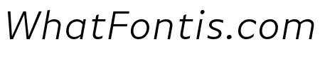 Basic Gothic Pro Light Italic