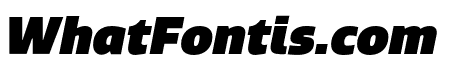 Quatro UltraBlack Italic
