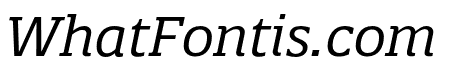 Quatro Slab Italic
