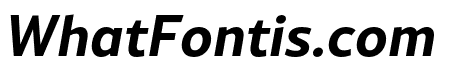Rival Sans Narrow Bold italic