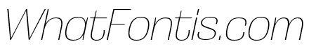 Grange Thin Italic