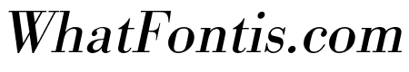 Bodoni URW Narrow Regular Oblique
