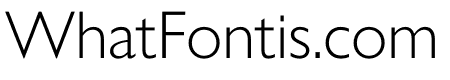 Gill Sans Nova Condensed Light