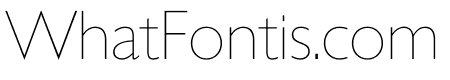 Gill Sans Nova Inline ExtraLight