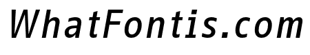 Info Text Pro Medium Italic