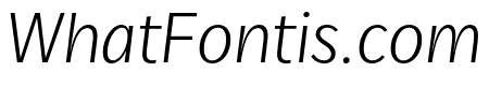 Real Text Pro Thin Italic