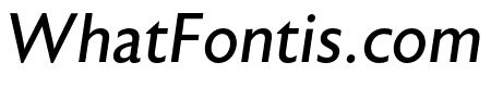 Astoria Sans Roman Italic