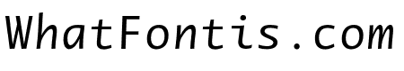 Novel Mono Pro Regular Italic