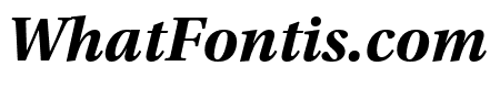 Utopia Std Bold Caption Italic