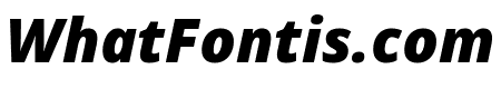 Noto Sans ExtraCondensed Black Italic