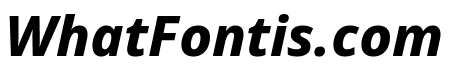 Noto Sans SemiCondensed ExtraBold Italic