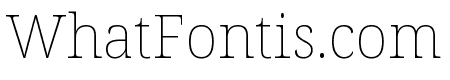 Noto Serif Condensed Thin