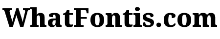Noto Serif SemiCondensed ExtraBold