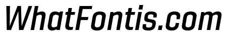 Gineso Ext Demi Italic