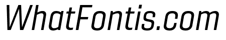 Gineso Ext Regular Italic